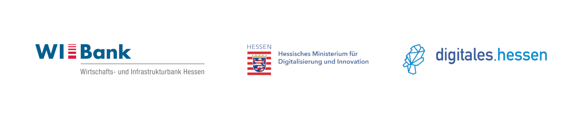 Logos WIBank und Digitales Hessen